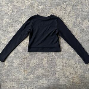 Classic Black Long Sleeve Top